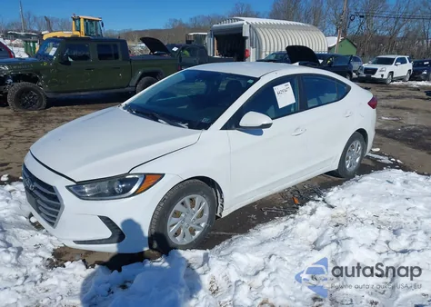 2017 Hyundai Elantra Se z USA, uszkodzony, nr VIN 5NPD74LF1HH137144